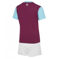 Echipament fotbal Burnley Tricou Acasa 2024-25 pentru copii maneca scurta (+ Pantaloni scurti)